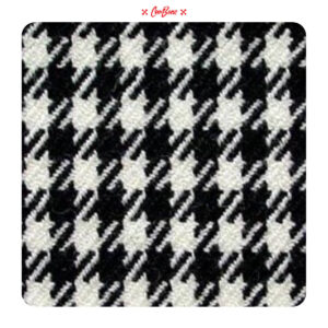 Pepita Fabric - 18065 BLACK/WHITE