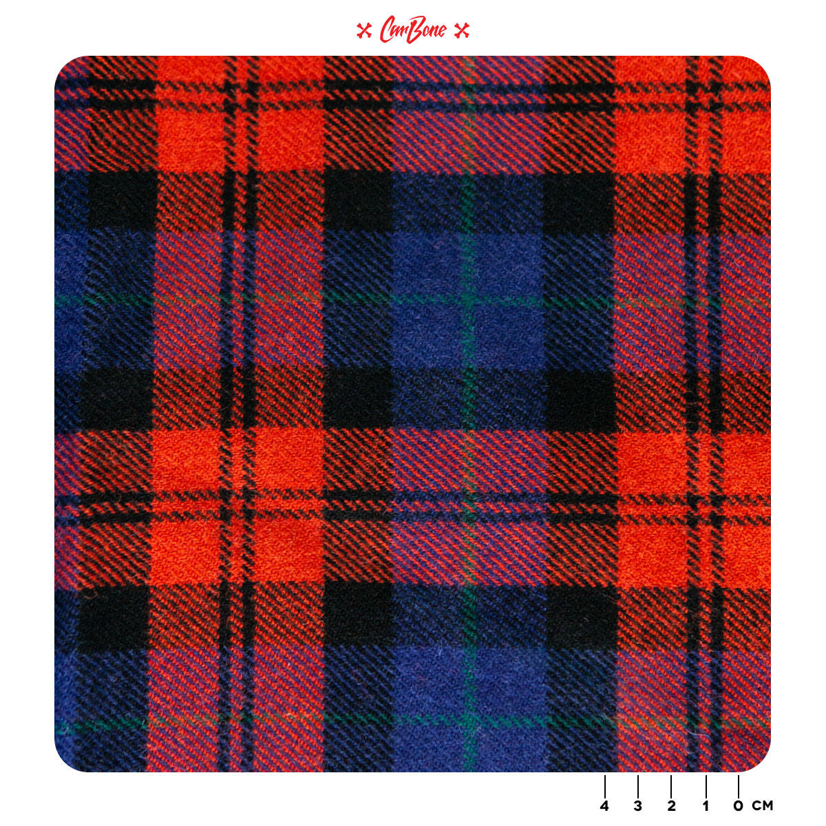Tartan Plaid Fabric - 18217 RED/BLUE