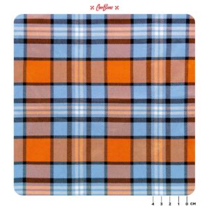 Tartan Plaid Fabric - GULF themed